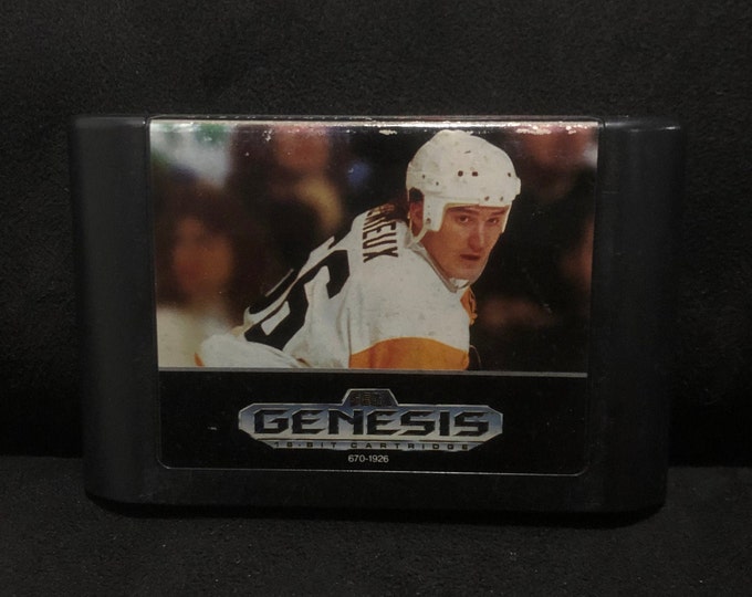 Mario Lemieux Hockey Sega Genesis