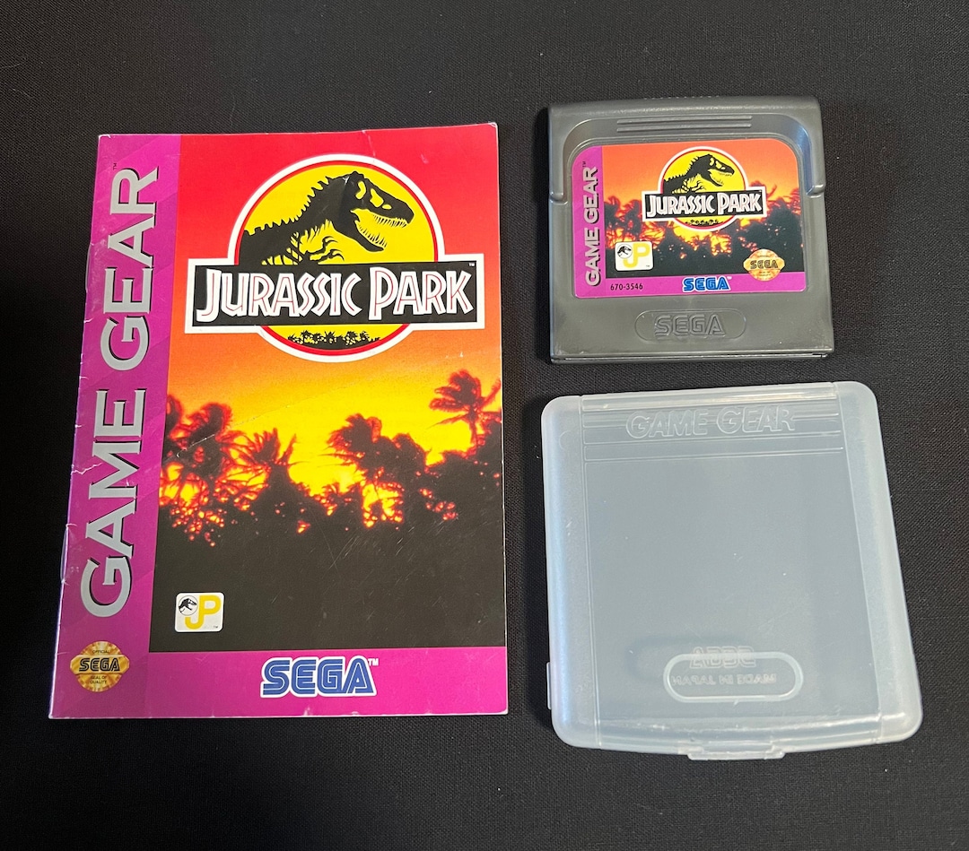 Jurassic Park Sega Game Gear - Etsy