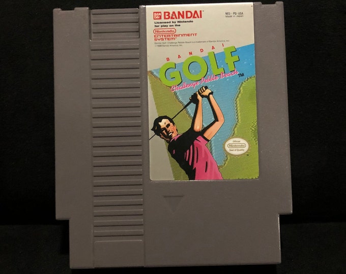 Bandai Golf: Pebble Beach Challenge Nintendo Entertainment System NES