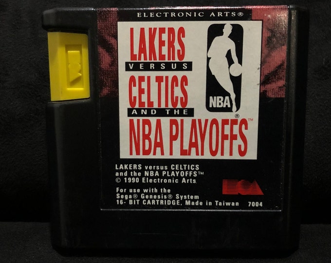 Lakers Versus Celtics and the NBA Playoffs Sega Genesis