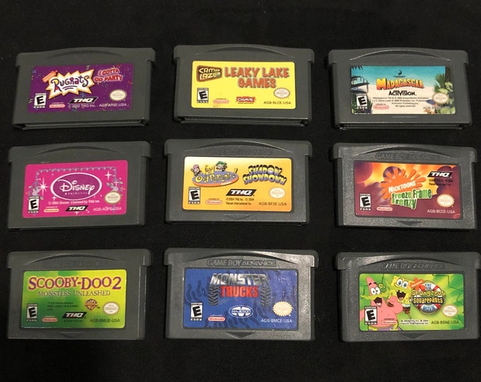 Nintendo Gameboy Advance Games: You Pick! GBA