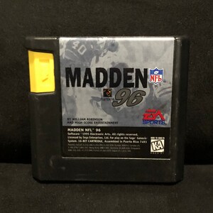 Madden NFL 96 Sega Genesis