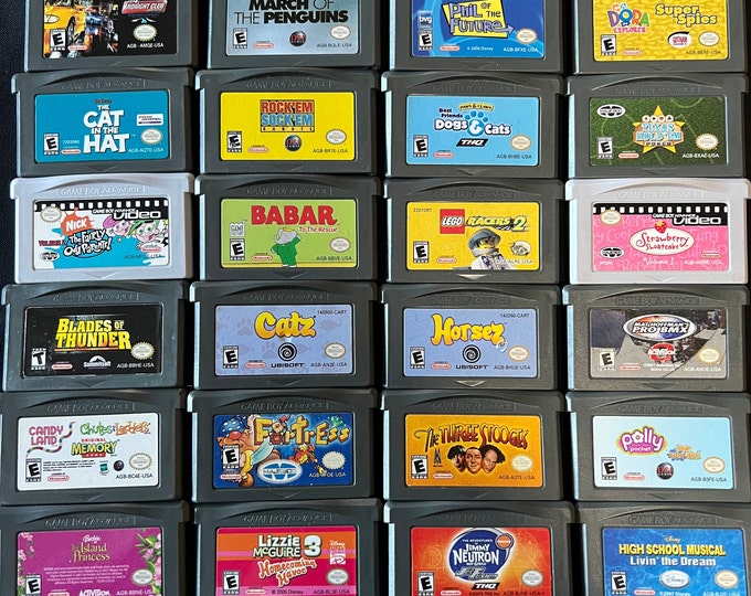 Nintendo Gameboy Advance Games: You Pick! GBA