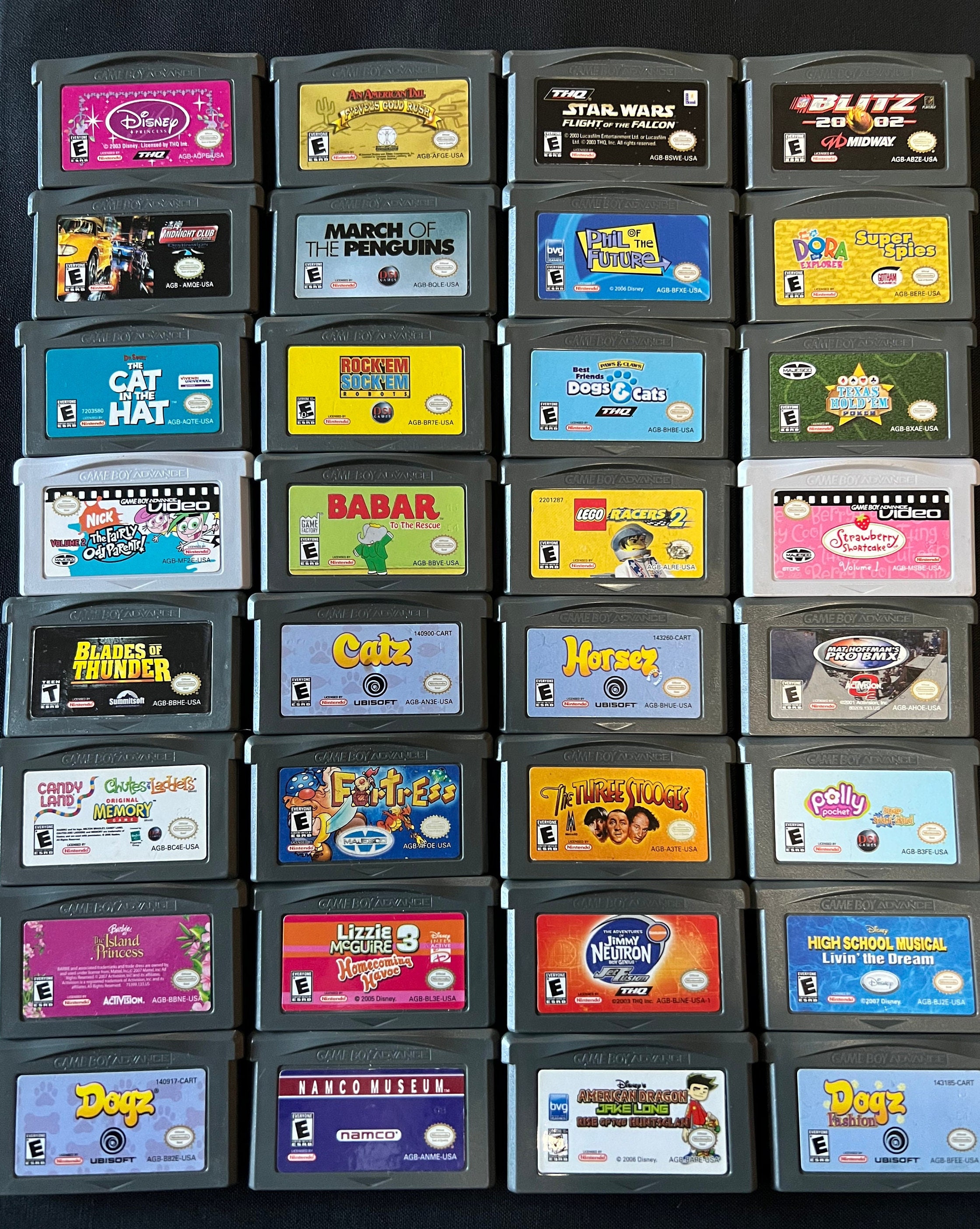 Nintendo Gameboy Advance Games You Pick GBA Etsy