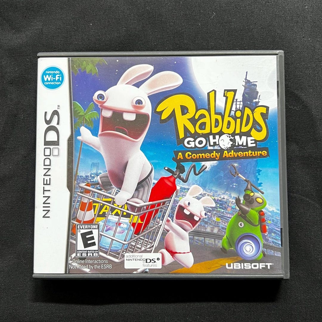 Nintendo Ds Rabbit Rabbids Go Home: A Comedy Adventure Nintendo DS Game Complete (CIB) - Etsy