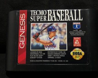 Tecmo Super Baseball Sega Genesis