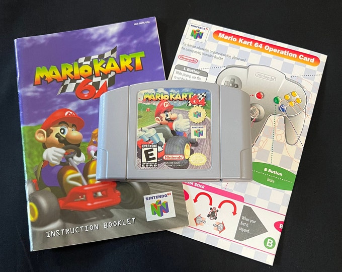 Mario Kart with Manual Nintendo 64 N64