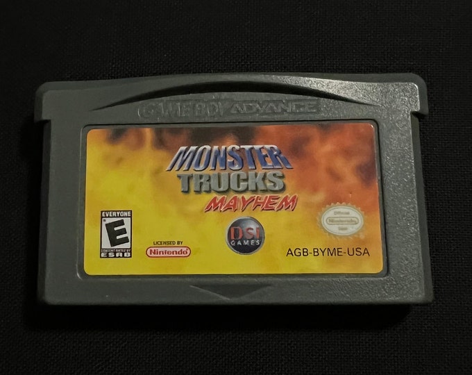 Monster Trucks Mayhem Nintendo Gameboy Advance