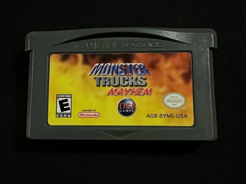 Nintendo Gameboy Advance Games: You Pick GBA Monster Truck Mayhem