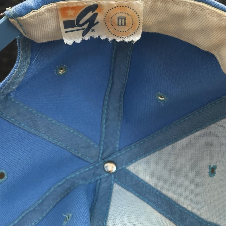 VTG The Game Snapback Hat Cap North Carolina Tar Heels Script 90s UNC image 6
