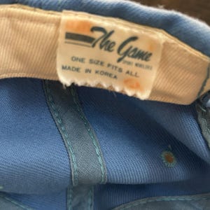 VTG The Game Snapback Hat Cap North Carolina Tar Heels Script 90s UNC image 7