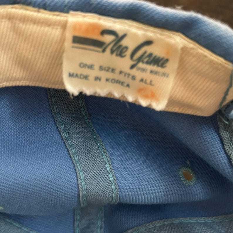 VTG The Game Snapback Hat Cap North Carolina Tar Heels Script 90s UNC image 7