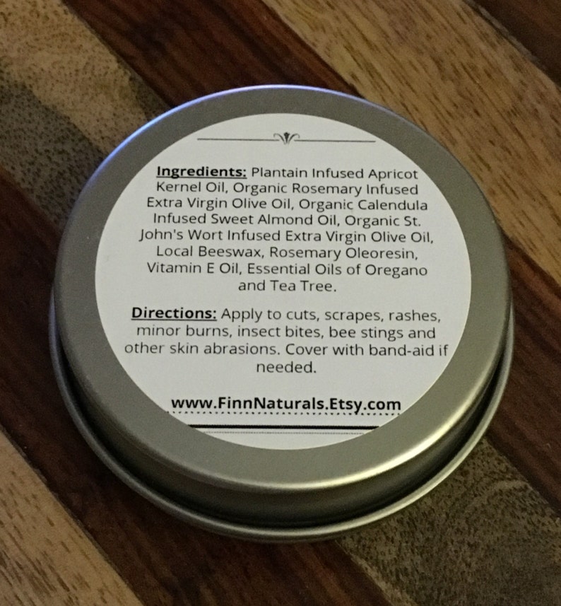 All Natural Organic Multi Purpose Herbal Wound Salve Cream for Etsy