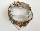 Silky Vintage Dog Bandana Fits up to an 8 quot Neck