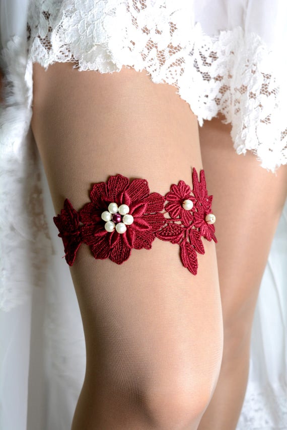Black Lace Wedding Garter Set Belt for Bride, Wedding Garters