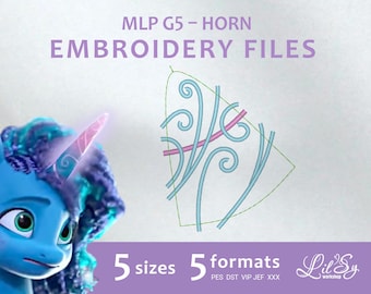 Pony HORN - Embroidery Machine Design