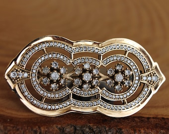 Sultans Brooch, Silver Brooch, Authentic Jewelry, Inspired by Ancient Culture Ottoman style, mystery of the east