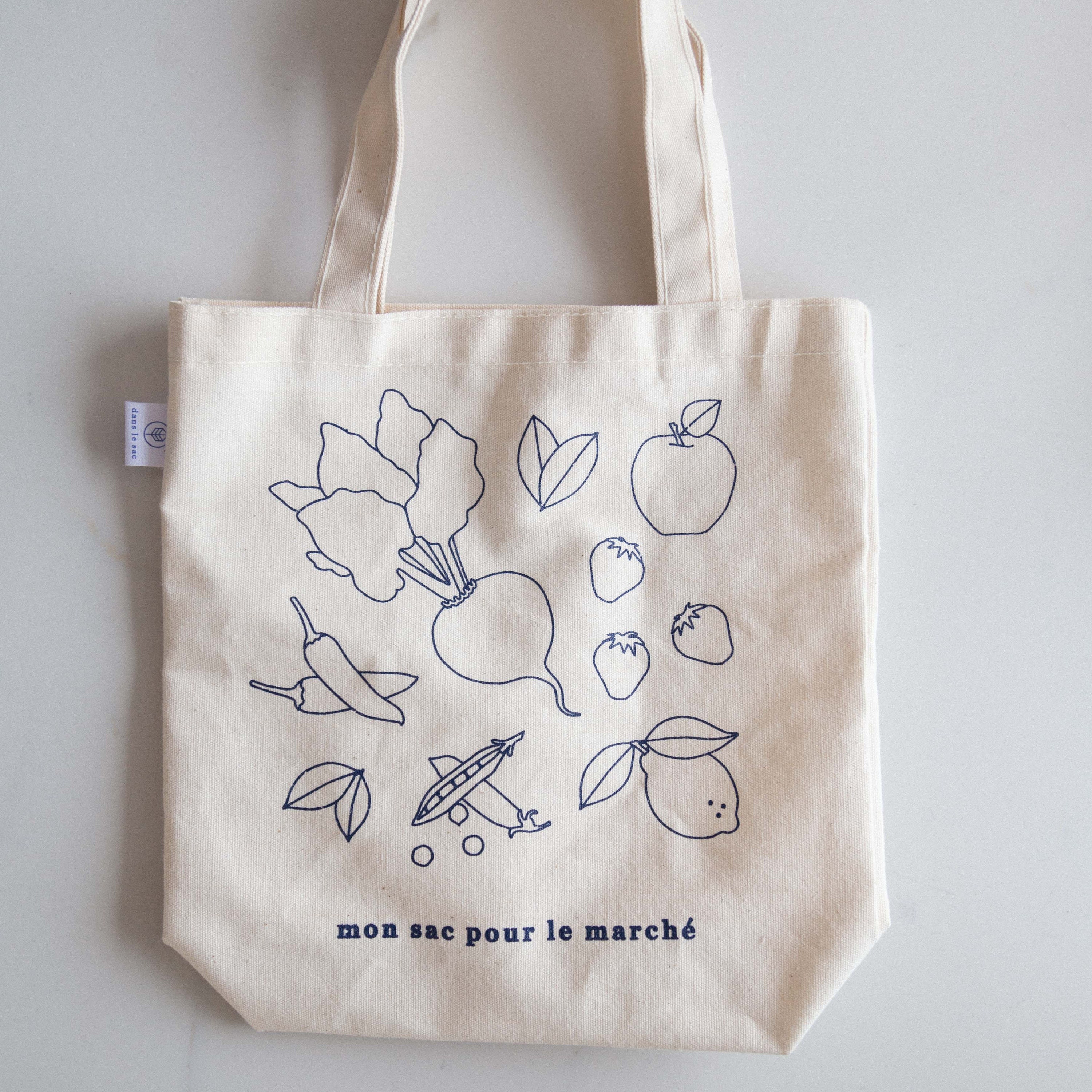 Color your own reusable grocery bag | Etsy