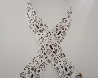 Space / rocket / ufo lanyard / ID holder / badge holder