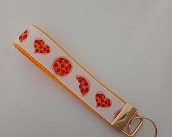 Sleutelhanger-polsbandje met pizzaprint