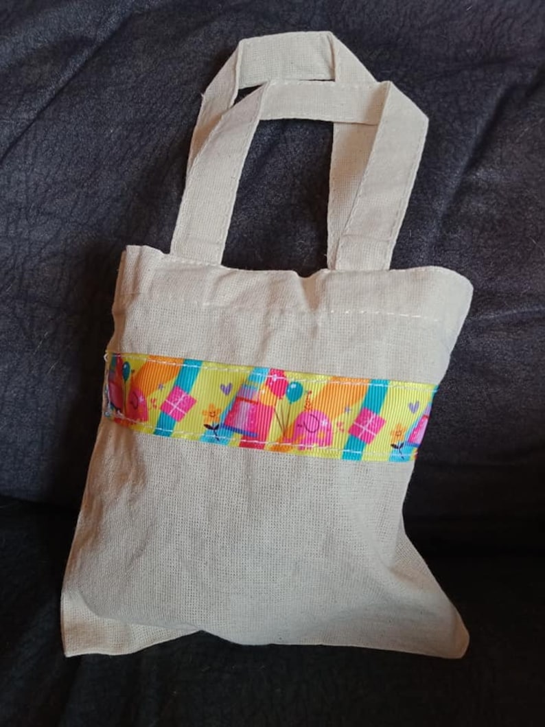 Mini birthday tote bag gift bag