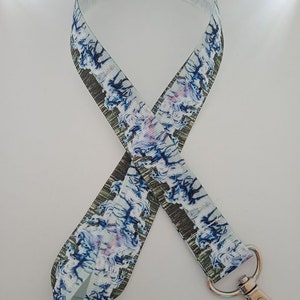 White horse lanyard / ID holder / badge holder