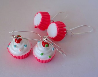 Pendientes de cupcakes