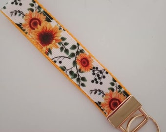 chaveiro de girassol