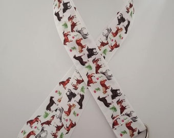 Horse print lanyard / ID holder / badge holder