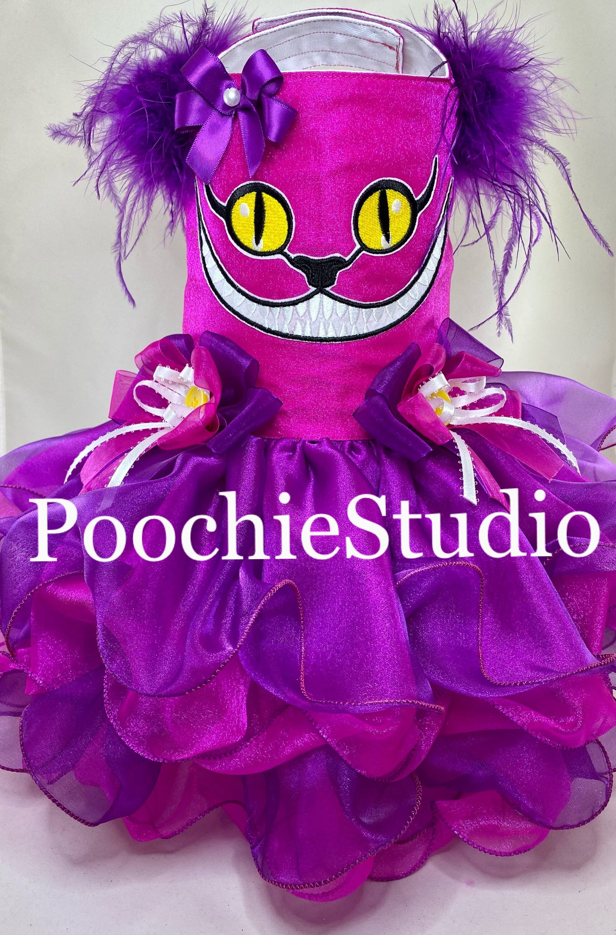 Dog Dress cheshire Inspired Cupcake Dress Alice in Etsy