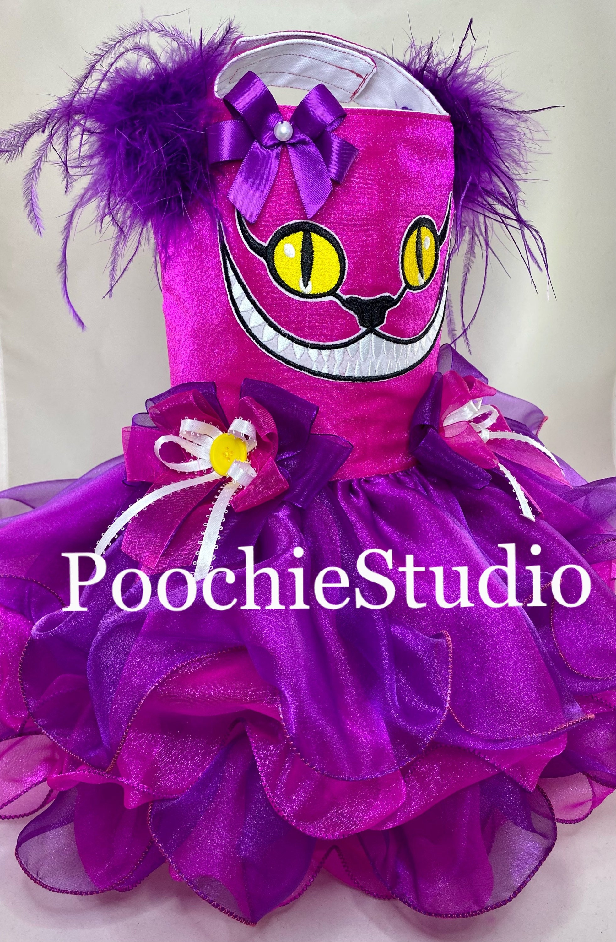 Dog Dress cheshire Inspired Cupcake Dress Alice in Etsy