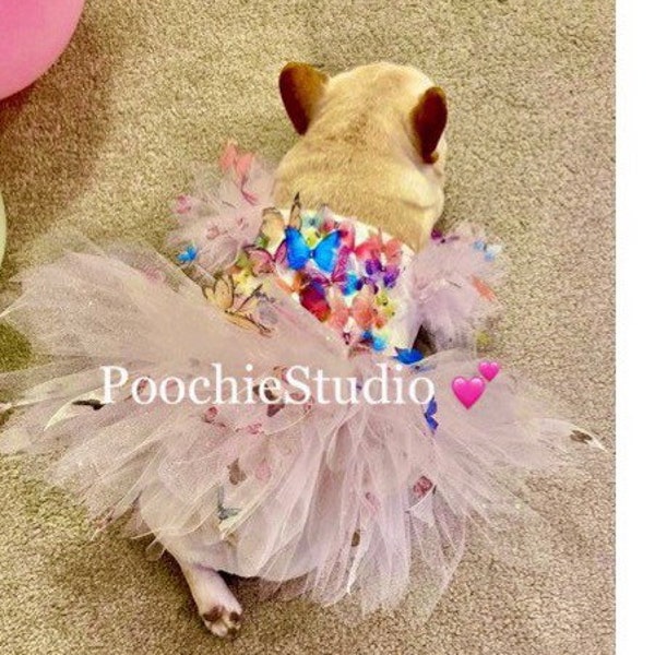 Dog and Butterfly Etsy