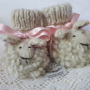 Baby shoes woolly sheep