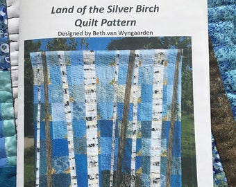 Land of the Silver Birch Quilt Pattern, Paper