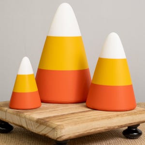 Candy Corn Herbst Dekor: Rustikale Akzente