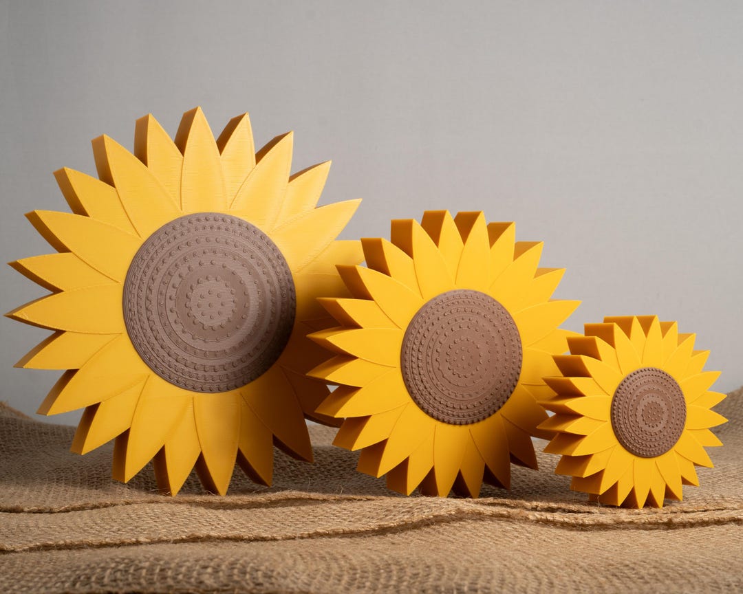Sunflower Shelf Sitter Set: Farmhouse Tiered Tray Decor - Etsy
