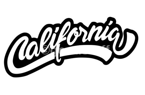 California Digital Download SVG PNG Cricut Silhouette | Etsy