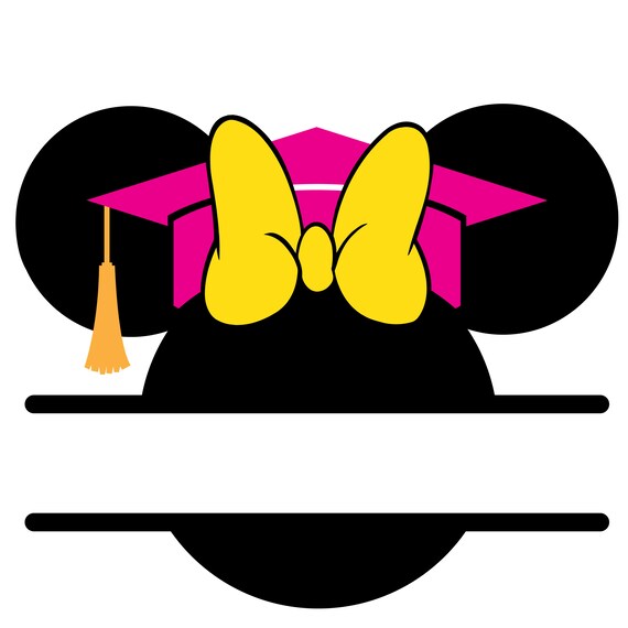 Minnie Graduation fichiers SVG Fichiers PNG Fichiers Jpeg | Etsy