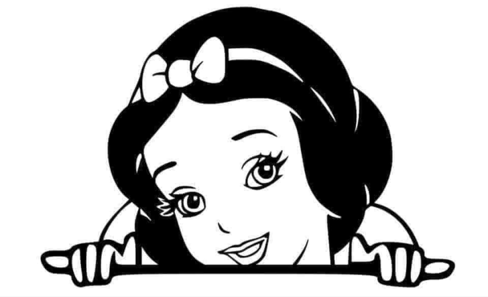 Snow white SVG files Png files Jpeg files Dxf files | Etsy