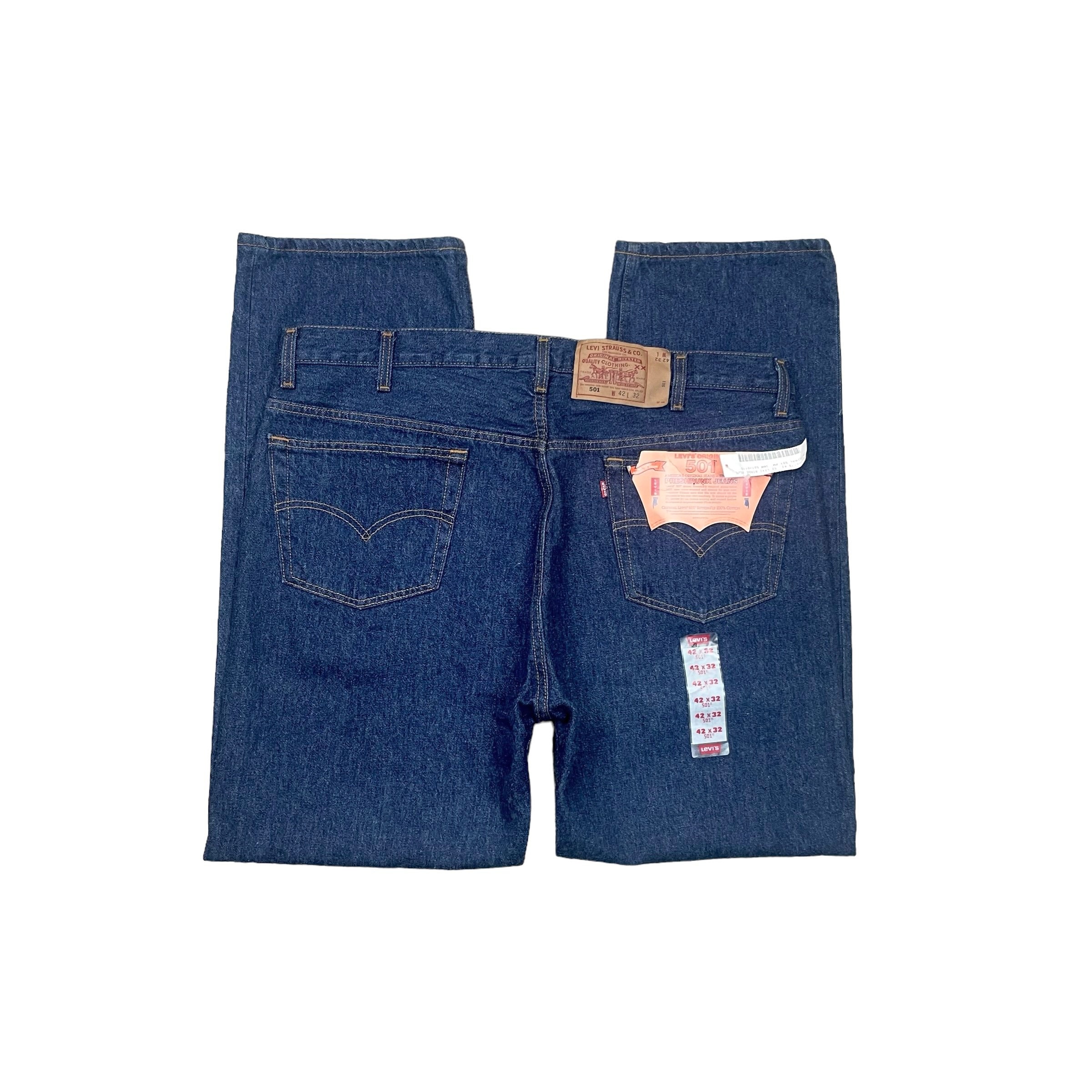 Levis W41 L32 USA 501 DEADSTOCK Dark No Wash 1993 - Etsy Levis W41 L32 USA 501 DEADSTOCK Dark No Wash 1993 - Etsy