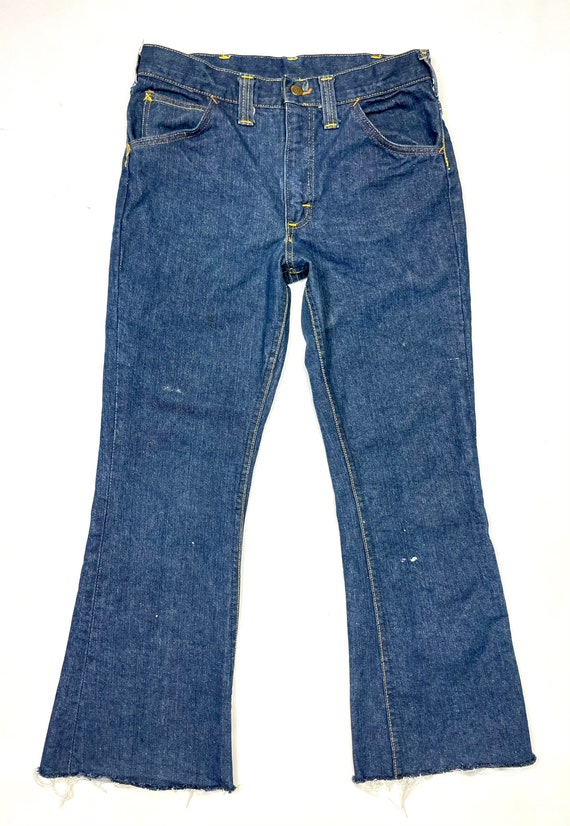 Lee W30.5 L27 USA 60’s Sanforized Flared Jeans 19… - image 2