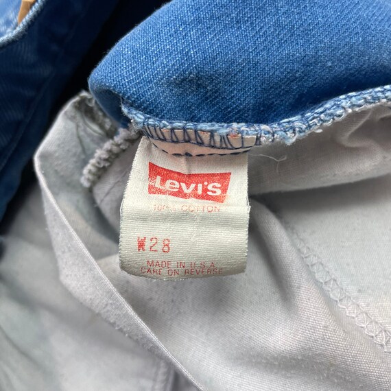 Levis W28 USA Slim 550 Vintage Jean Shorts - image 4