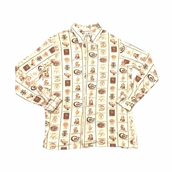 1970’s Novelty XL American Brand Shirt Kennington 