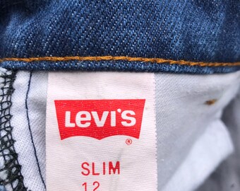 Levis Jeans W24 L26.5 Super Slim Gamba Dritta Arancione Tab | Etsy Italia