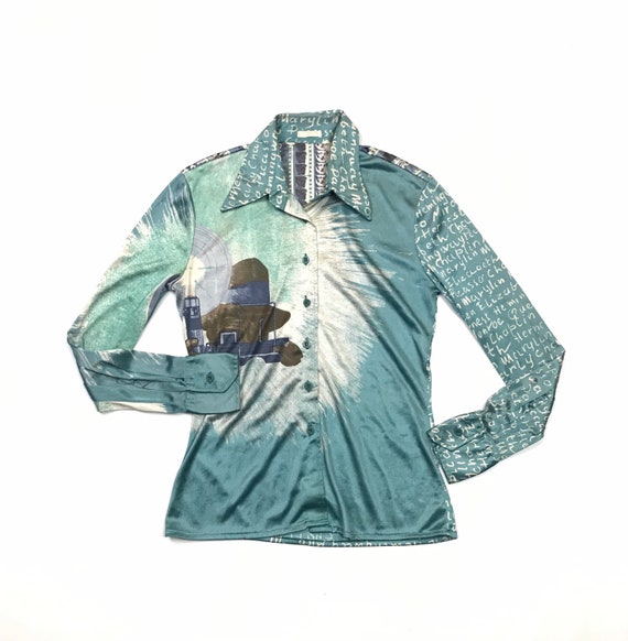 1970’s Nik Nik Artist Warhol Shirt Women’s Nylon S