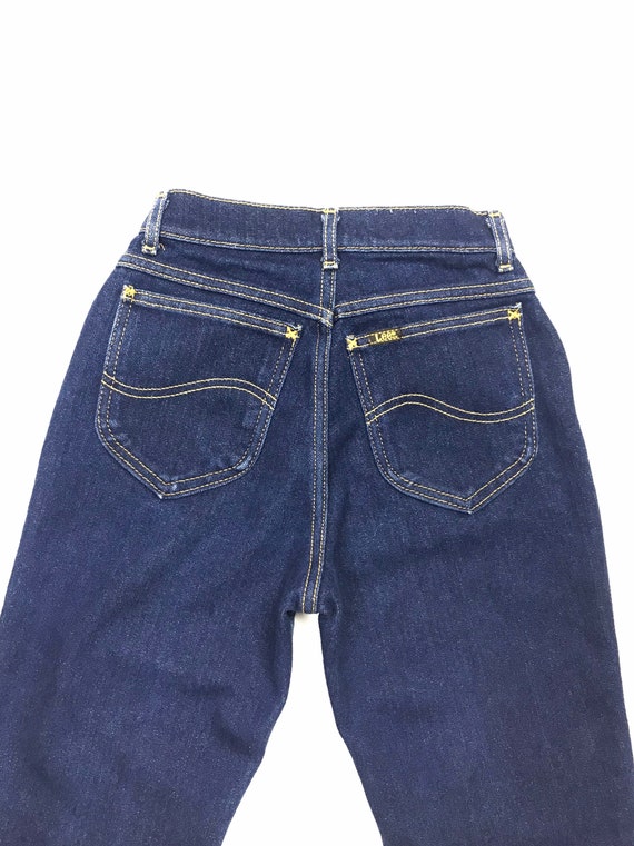 Lee W23.5 L27 High Waist Slim Jeans USA 1980’s St… - image 5