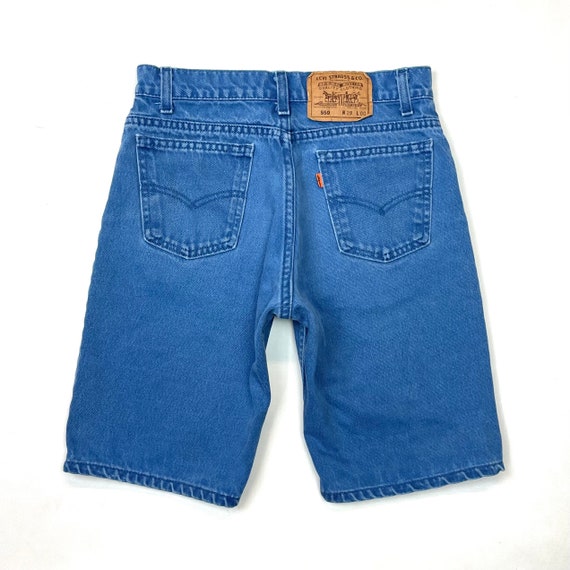 Levis W28 USA Slim 550 Vintage Jean Shorts - image 1