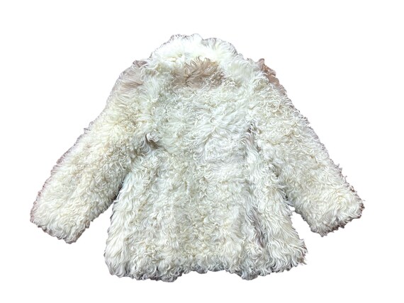 Vintage-Inspired Lamb Fur Lined Leather Jacket – Unisex Style