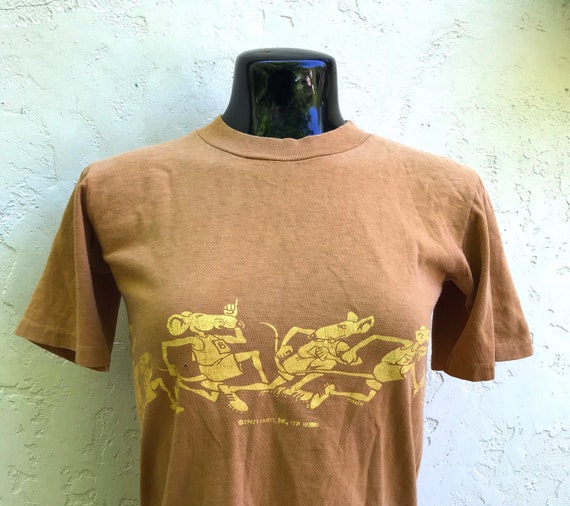 1970’s Rat Race Small Cotton Marijuana Shirt Earl… - image 8