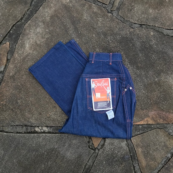 1960’s W24/25 DEADSTOCK Side-Zip 9 oz. Denim Jeans